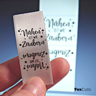 Label "Nähen ist wie Zaubern", 3 Stück