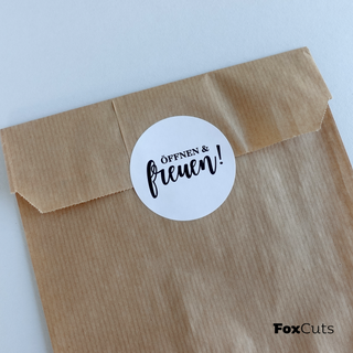 Aufkleber aus Papier