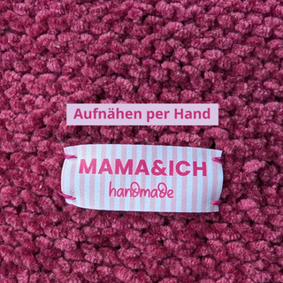 Niedliche Labels zum Aufnähen