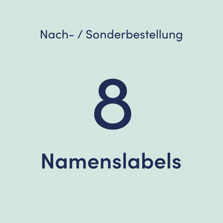 8 | Nach-/Sonderbestellung: Namenslabels