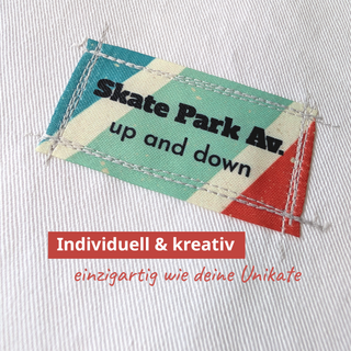 Niedliche Labels zum Aufnähen