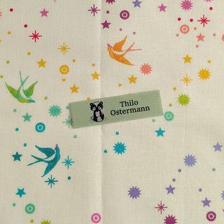 Labels mit Namen und Motiv
