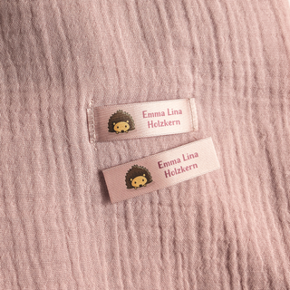 Labels mit Namen und Motiv