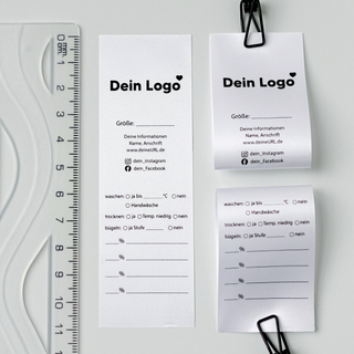 Dein Logo - Universal Etiketten zum Beschriften