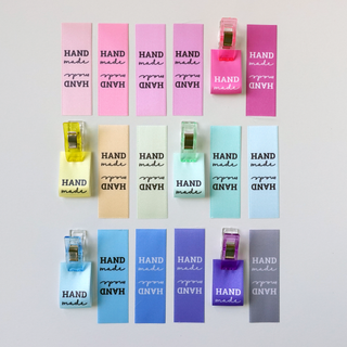 18 Labels "Regenbogen", Pastelltöne