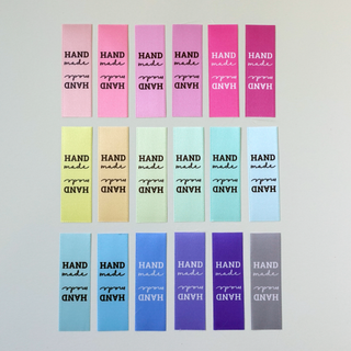 18 Labels "Regenbogen", Pastelltöne