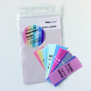 18 Labels "Regenbogen", Pastelltöne